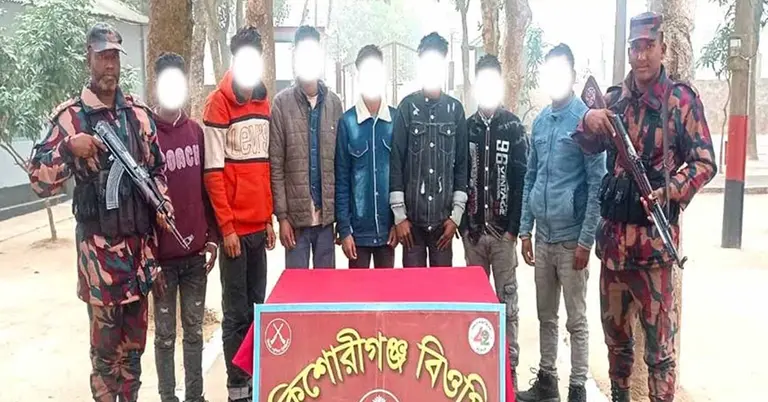 বিজিবির হাতে আটক ৭ বাংলাদেশি